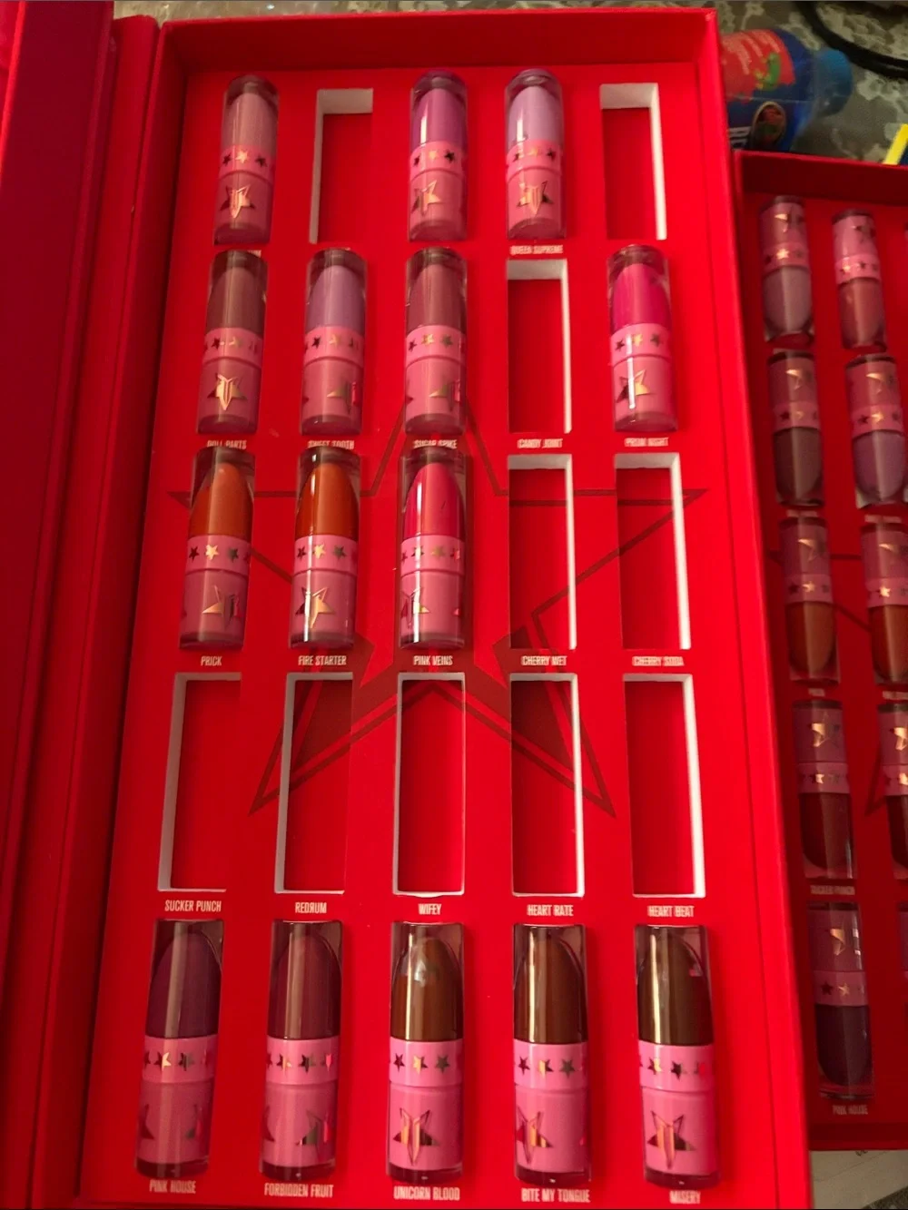 Jeffree Star  Blood Sugar Liquid Lipstick Vault limited edition 2 vaults sets